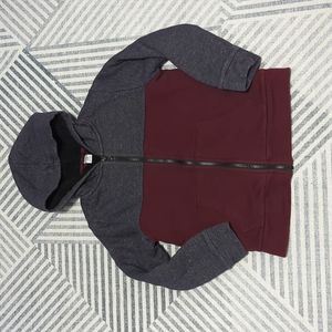 Old Navy Sherpa Lined Zip Up Hooded Sweatshirt Size Medium